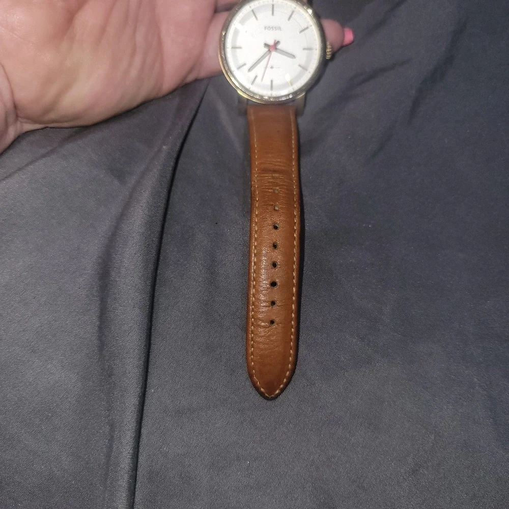 Fossil Original Boyfriend ES4181 watch Luggage Leather Band